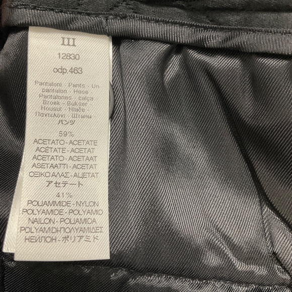 FORTE_FORTE BLACK NERO 2024 MATELASSE PANTS - Picture 5 of 6